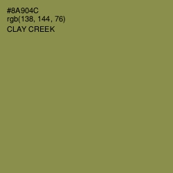 #8A904C - Clay Creek Color Image